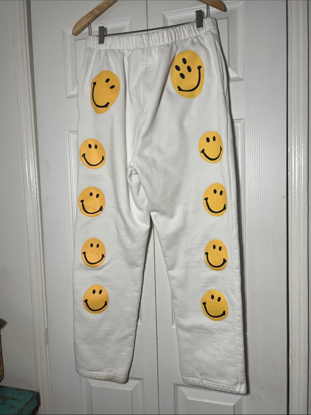 KAPITAL Smiley Face Cotton Jogger Sweatpant 4 XL